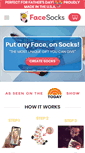 Mobile Screenshot of facesocks.com